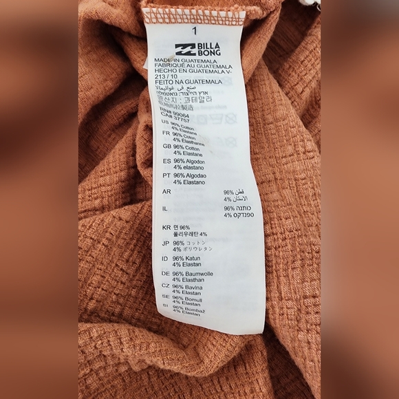 $10 If Bundled | BILLABONG | Sun Chaser Mini Slip Style Sundress Juniors Large - Picture 4 of 5